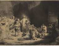 Rembrandt Harmensz. van Rijn Christ Healing the Sick  - Hermitage